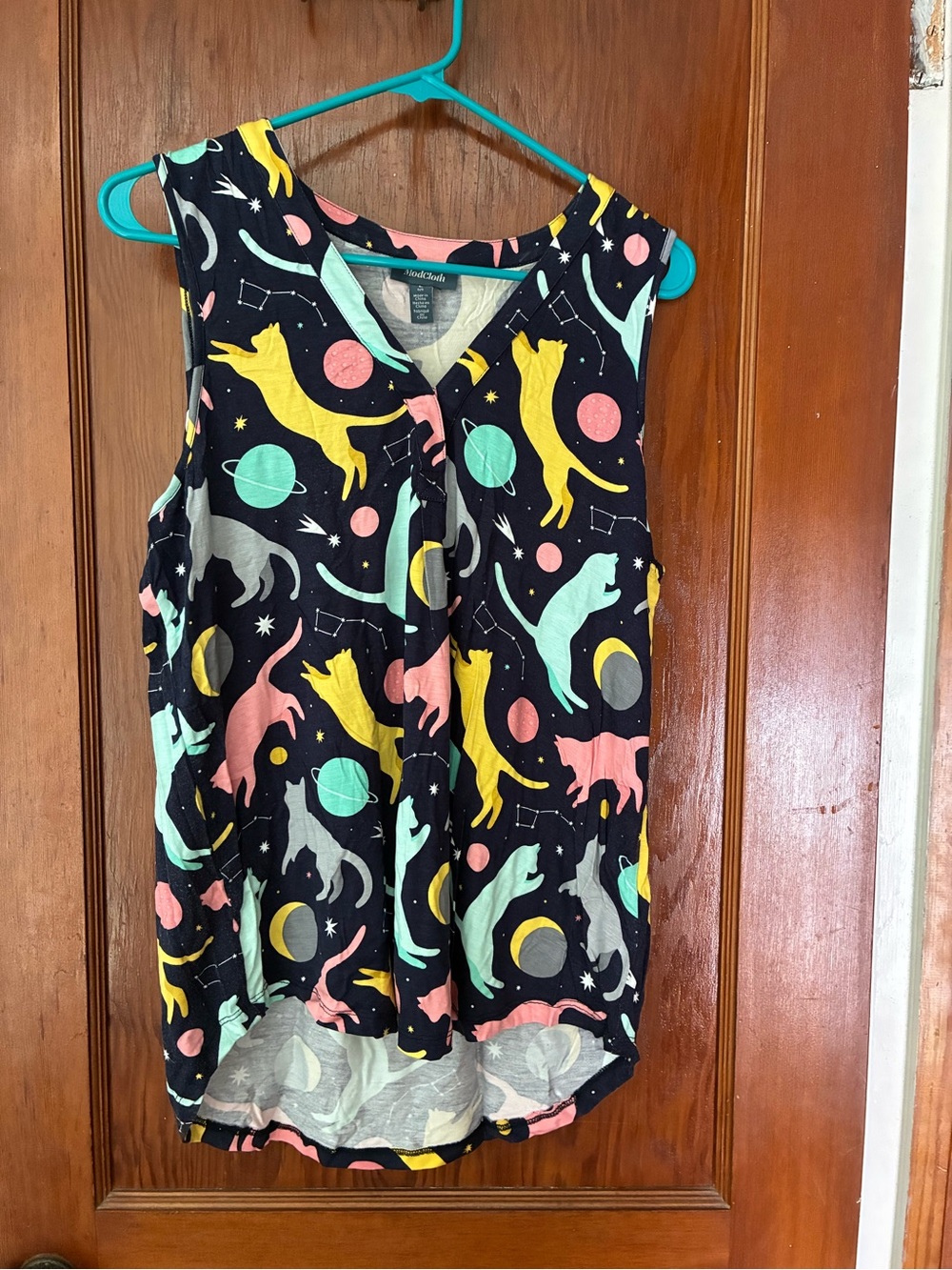 ModCloth Cosmic Cat Knit Sleeveless Top ๐๐๐โโฌ - Picture 6 of 6